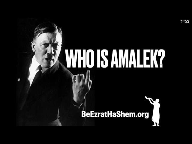 WHO IS AMALEK? The Unknown History of Nazi Germany