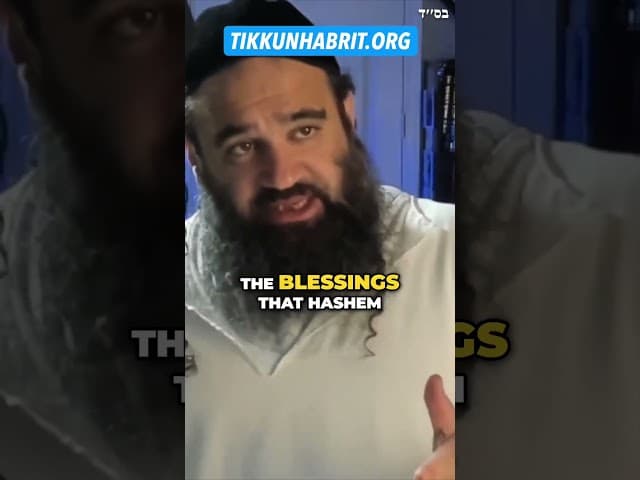 HaShem's Blessings 500x More Powerful Than Punishment! #Torah #Jewish #RabbiYaronReuven