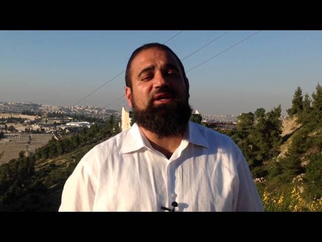 Special message about why PeSach is a Time To Remember Jerusalem