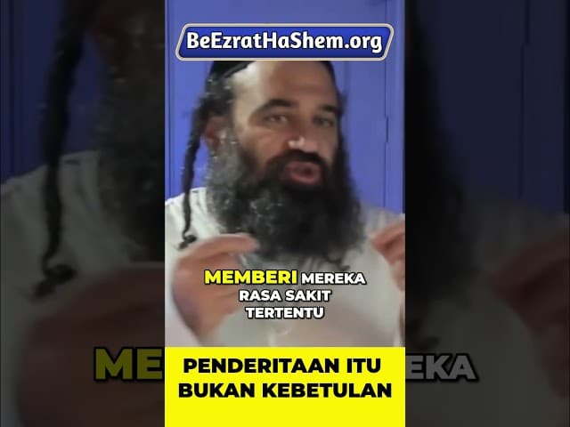 Mengapa Tuhan Memberi Penderitaan #Torah #Yahudi #RabiYaronReuven