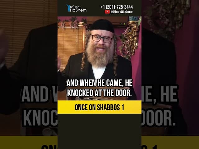 1️⃣ Once on Shabbos 😲 Incredible story about Rabbi Moshe Feinstein #shorts #torah
