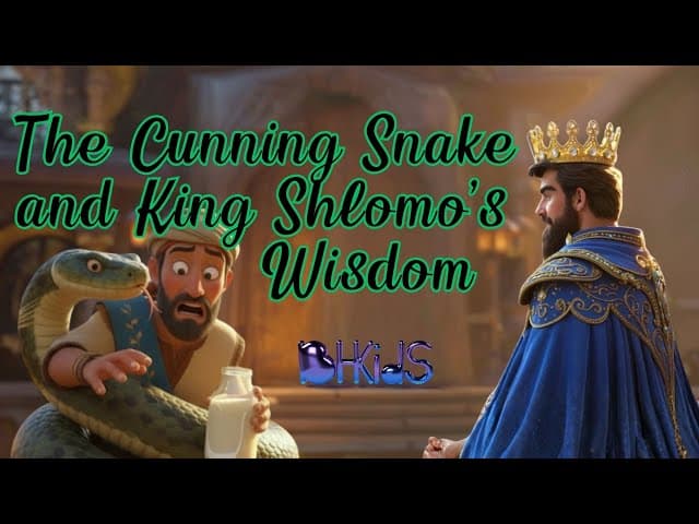 🐍✨The Cunning Snake and King Shlomo's Wisdom  | TORAH FOR KIDS AI