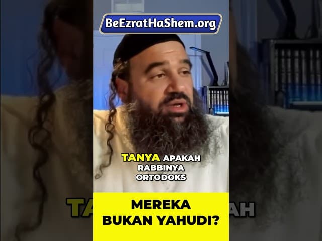 Mereka Mengira Sudah Menjadi Yahudi, Tapi Ternyata Belum #Torah #Yahudi #RabiYaronReuven