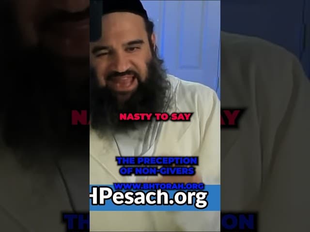 The Perception of Cheap People #rabbiyaronreuven #jewishinspiration #God #torah