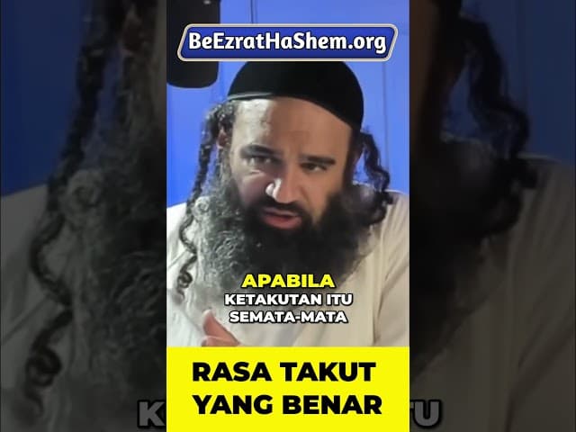 Ketakutan yang Bisa Mengubah Hidup Anda #Torah #Yahudi #RabiYaronReuven