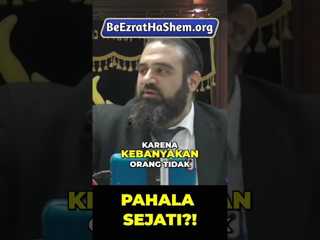 Tanpa Anak & Kekayaan… Apakah Tetap Berpahala? #Torah #Yahudi #RabiYaronReuven