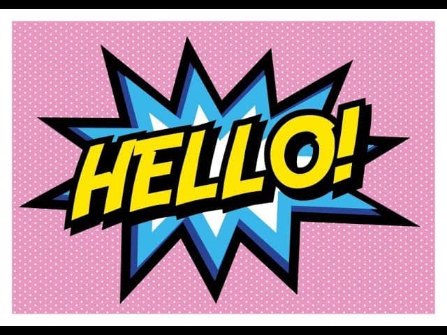 Be Friendly and say Hello