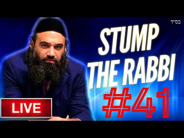 Religious Hypocrisy, Mitzvah vs. Murder, Disable Racist, Stealing From Goy - STUMP THE RABBI (41)