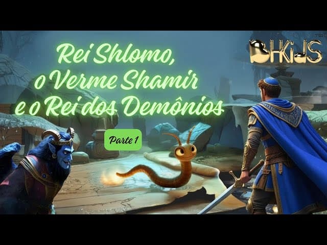 Rei Shlomo, o Verme Shamir e o Rei dos Demônios — Parte 1! TORÁ PARA CRIANÇAS