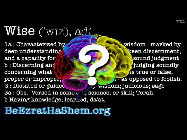 WHO IS WISE?