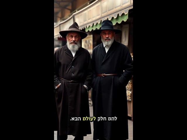 מי זוכה לעולם הבא?