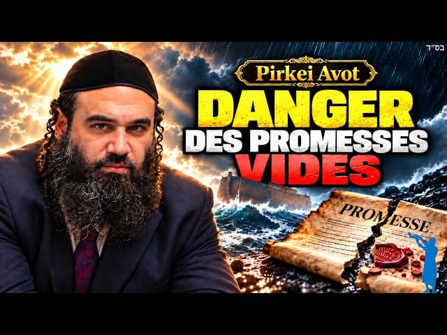 Pourquoi HaShem Déteste Les Promesses Vides | Pirkei Avot 69