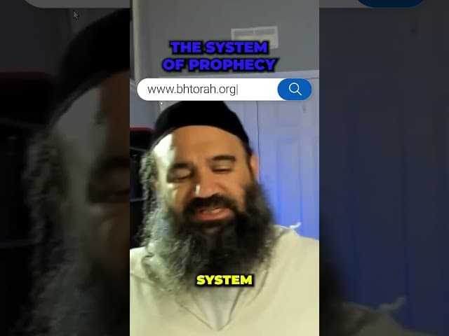 The System Of Prophecy #Shorts #judaism #Jewish #rabbiyaronreuven #God #Torah #Motivation