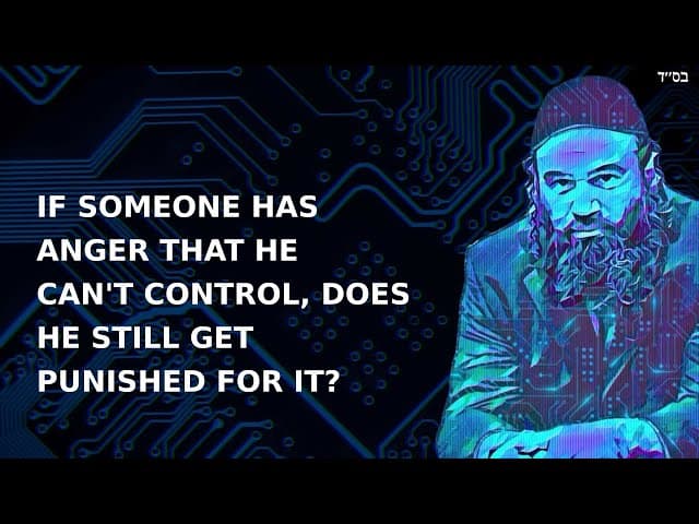 IF SOMEONE HAS ANGER THAT HE CAN'T CONTROL, DOES HE STILL GET PUNISHED FOR IT?
