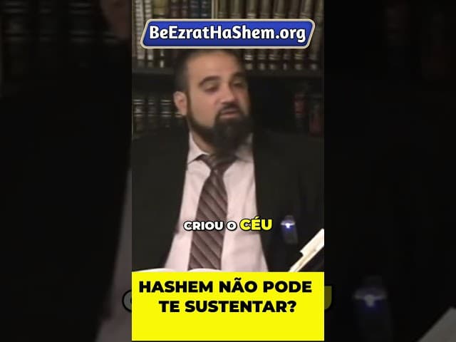 Fé em Deus, mas medo das contas? #Torá #Judeu #RabinoYaronReuven