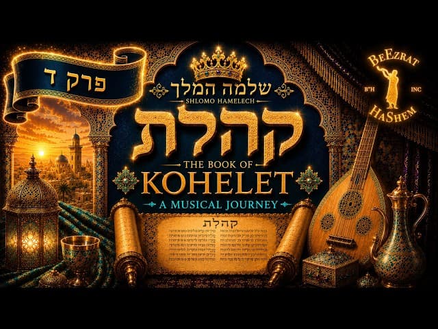 טובים השניים מן האחד | קהלת פרק ד׳ 🤝📖| Jewish Music