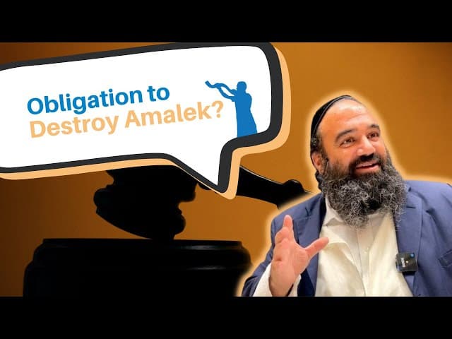 If we knew who Amalek enemy of the Israel was today  would we need to destroy them?