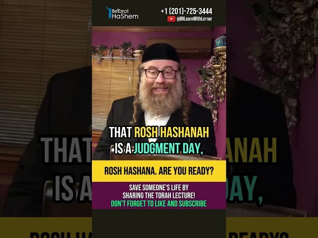 Rosh HaShanah 💎 Are you ready? 💎 Judgement Day or New Year? #shorts