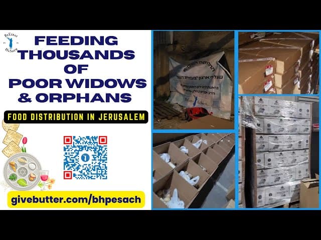 Feeding Thousands of Poor Widows & Orphans | Food distribution in Jerusalem