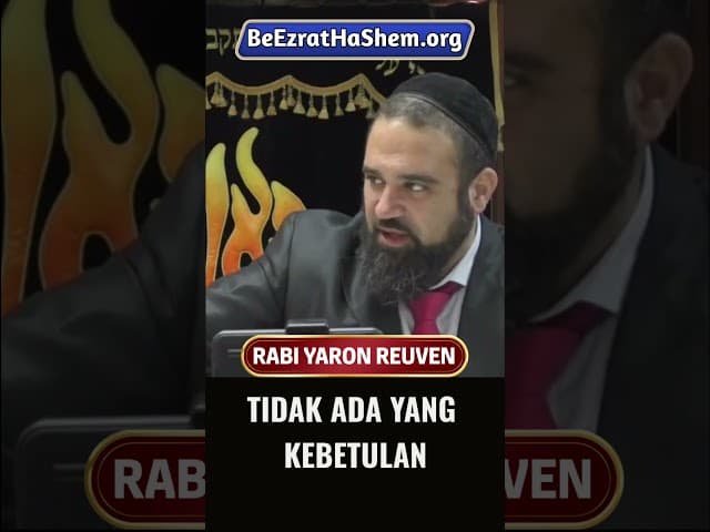 Tidak Ada Penderitaan Tanpa Izin Tuhan #Torah #Yahudi #RabiYaronReuven #shorts