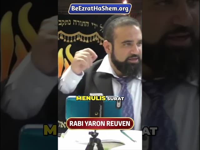 Jangan Tertipu: Tidak Semua Orang Yahudi Adalah Tzadikim #Torah #Yahudi #RabiYaronReuven