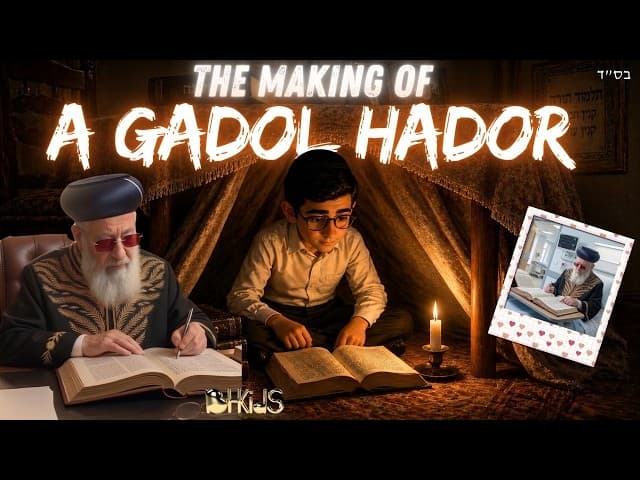 The Making Of A Gadol HaDor🕯️📚👑 | TORAH FOR KIDS AI