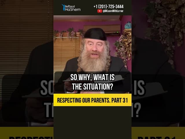 [31] Respecting our parents 💡Postpone a Wedding for a Parent? #Torah #shorts