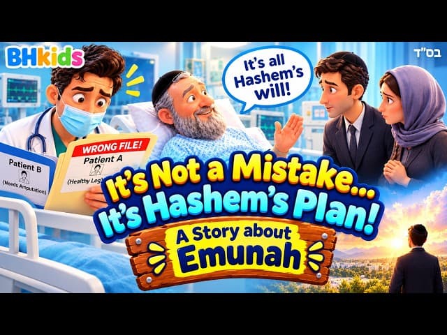 🙏 It's Not a Mistake – Hashem Has a Plan! ✨| A Story about Emunah | TORAH FOR KIDS AI