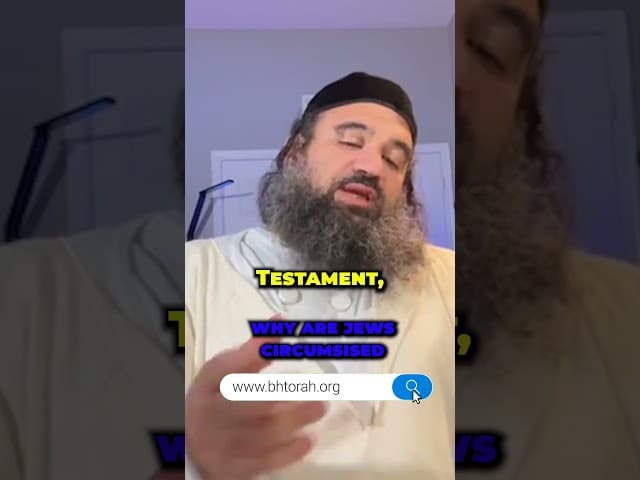 Why Are Jews Circumcised #Torah #OrthodoxJudaism #RabbiYaronReuven #Judaism #BritMilah
