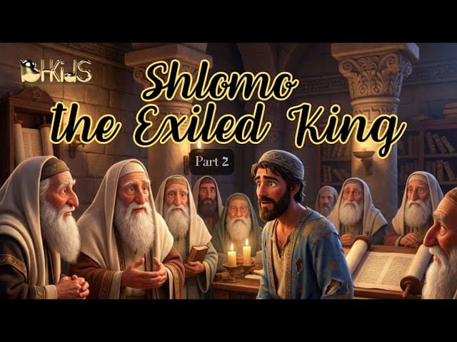 Shlomo the Exiled King- Part 2 👑 | TORAH FOR KIDS AI