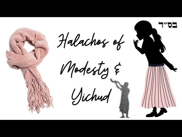 What Are Good Books for the Halachos of Modesty and Yichud?