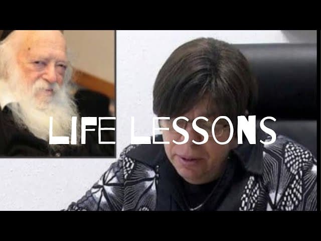 Rabbi Kanievsky's Three Life Habits for a Productive Life (By Rebbetzin Kolodetsky, His Daughter)