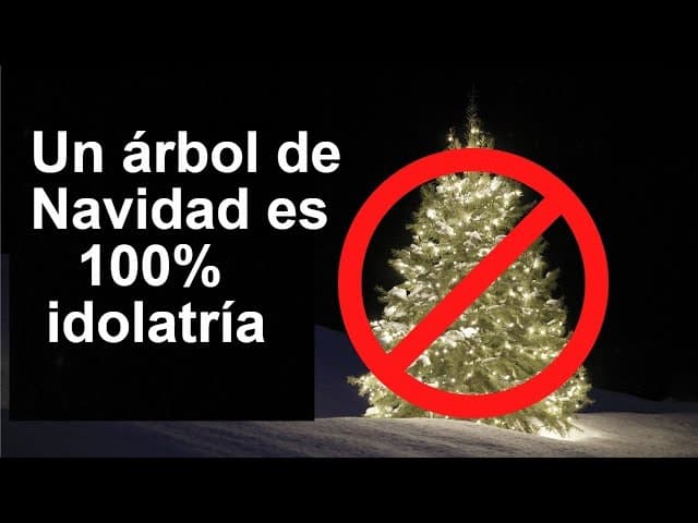 Un árbol de Navidad es 100% idolatría