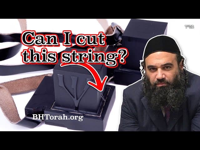✂️ Can I Cut The String On My Tefillin?