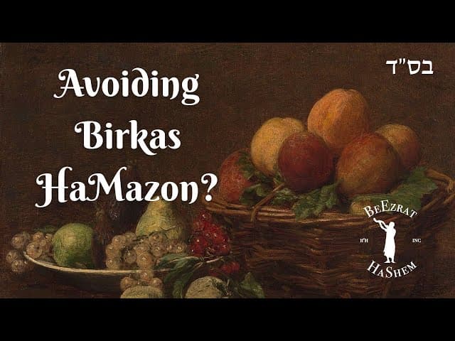 Are We Allowed to Pray Bircas HaMazon Without Eating Bread?