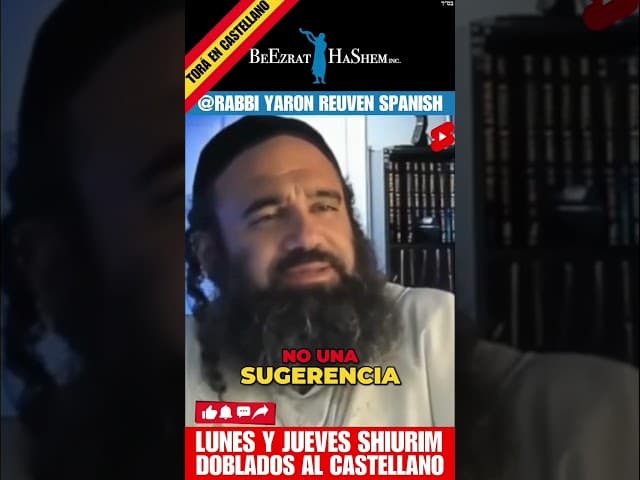 La hija del REY, Un Shiur totalmente doblado al Castellano #RabbiYaronReuven #JudaísmoOrtodoxo