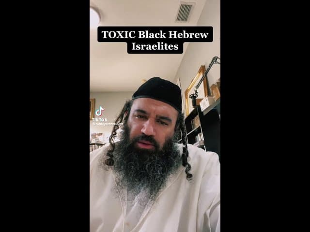 TOXIC BLACK HEBREW ISRAELITES Message To The Followers