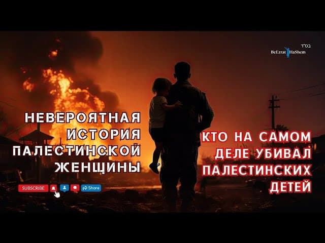Невероятная история Палестинской женщины 😱 Кто на самом деле убивал Палестинских детей