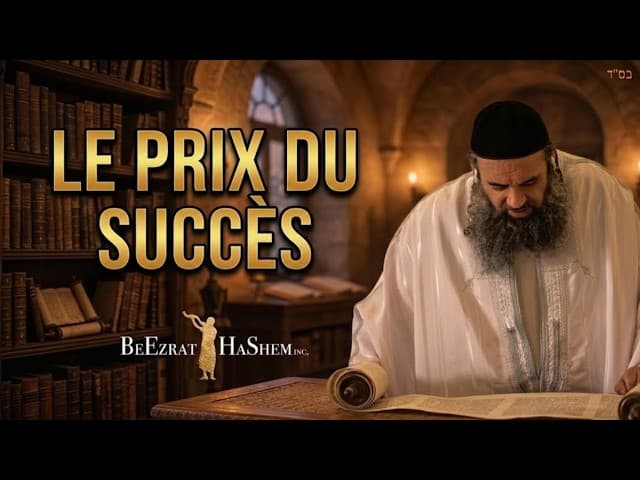 Souffrir pour réussir - MUSSAR Pirkei Avot