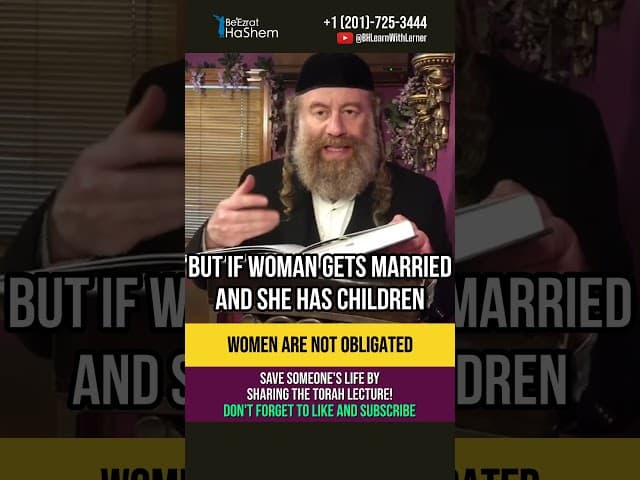 Are women obligated to bear children?💡 Torah and Status of Women #shorts