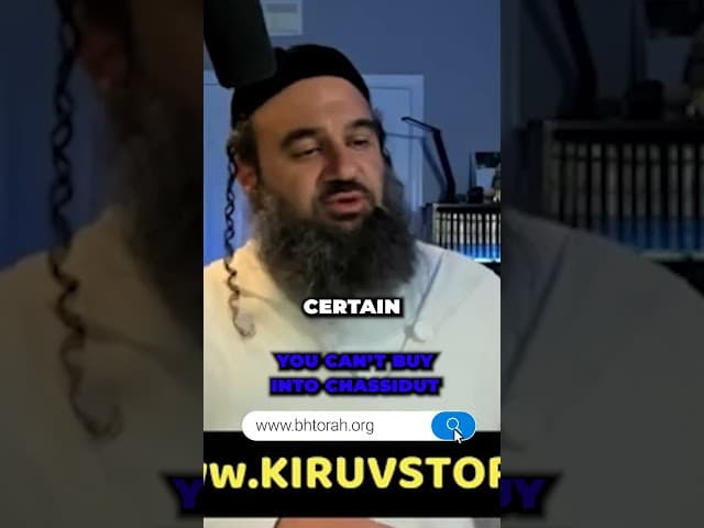 You Can't Buy into Chassidut #Torah #Jewish #RabbiYaronReuven #Judaism #Chassidut