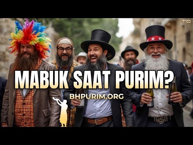Apakah Minum Alkohol Berlebih Mitzvah Di Purim?