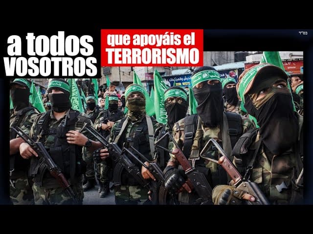 A TODOS VOSOTROS QUE APOYÁIS AL TERRORISMO