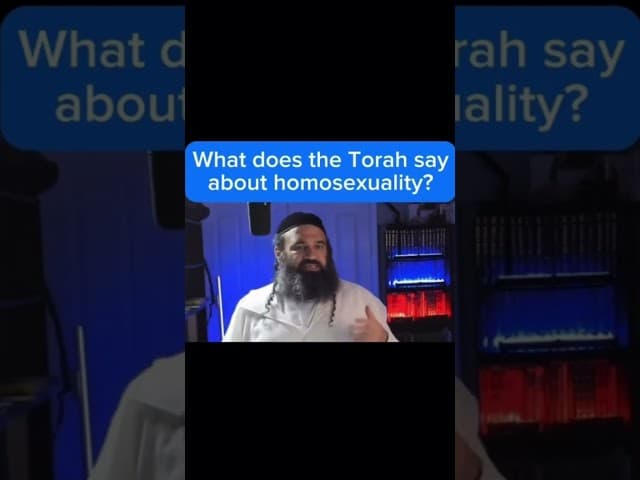 Cosa dice il Torah riguardo l’omosessualita’