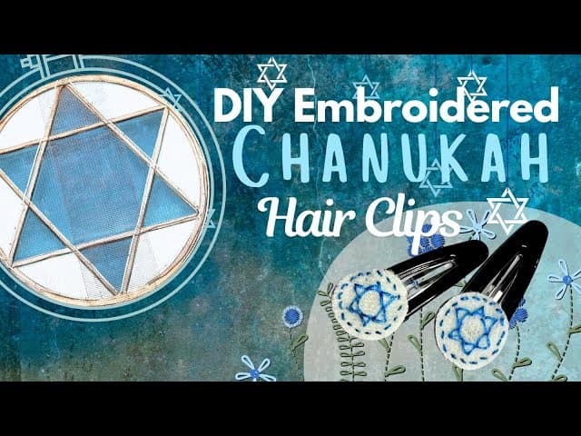 BHKids Craft Corner- Chanukah Hairclips
