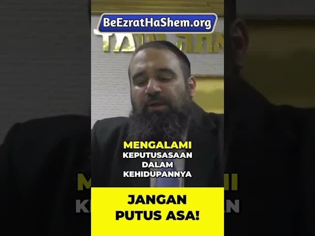 Tugasmu Hanya Berusaha #Torah #Yahudi #RabiYaronReuven