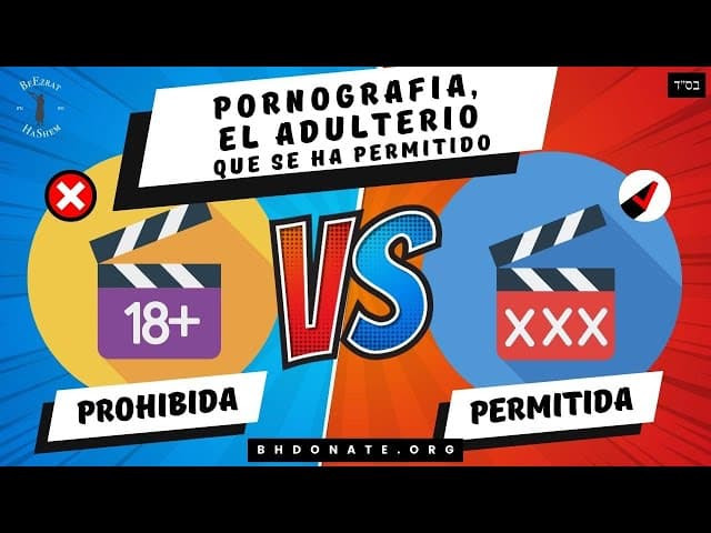 La pornografía, o el adulterio que se ha permitido por el Rabi Yaron Reuven.