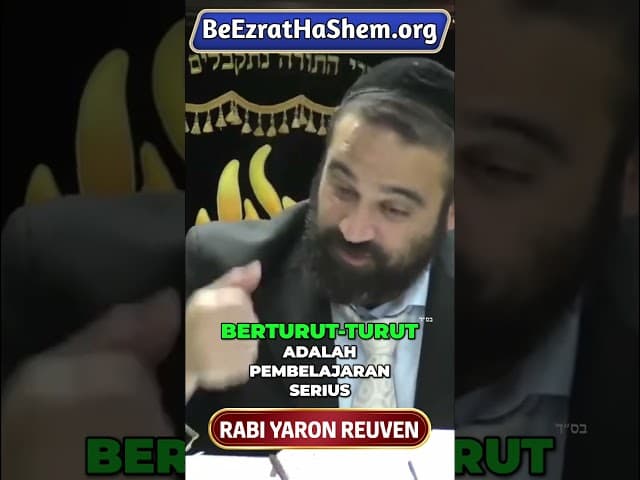 Ingin Mukjizat dari Tuhan? #Torah #Yahudi #RabiYaronReuven