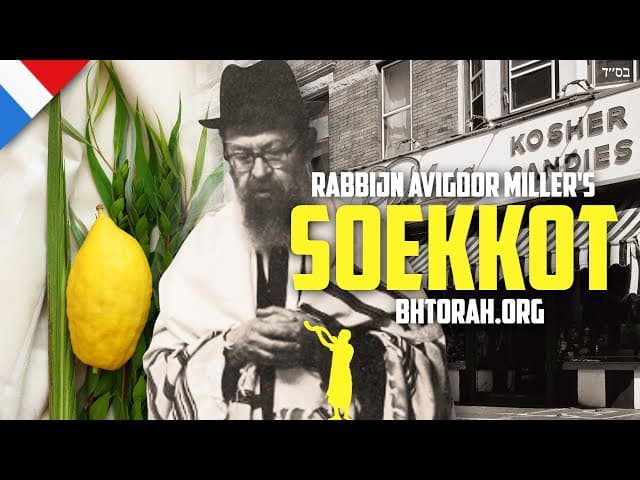 Sukkot-gewoonte van Rabbi Avigdor Miller