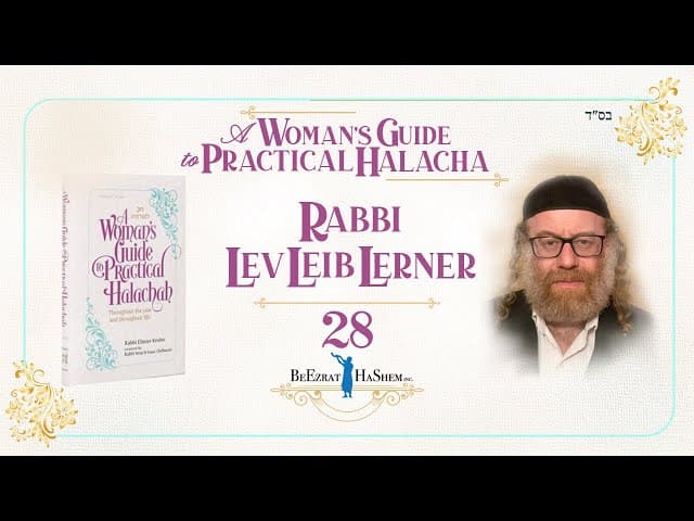 Eruv Tavshilin & Prepare for Pesach - Halachos for Women (28)